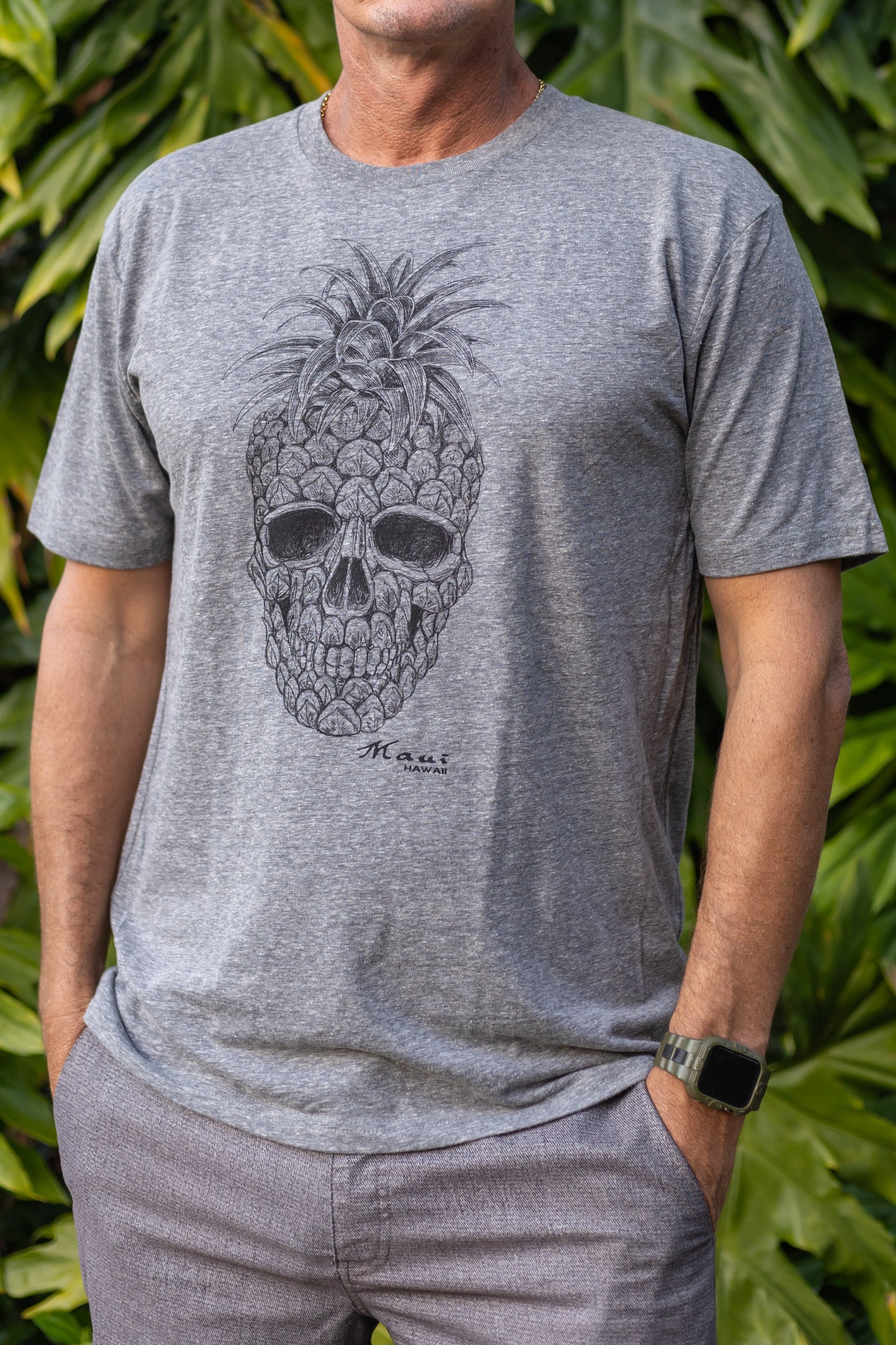 Maui Pineapple Munition Tri-Blend Heather T-Shirt