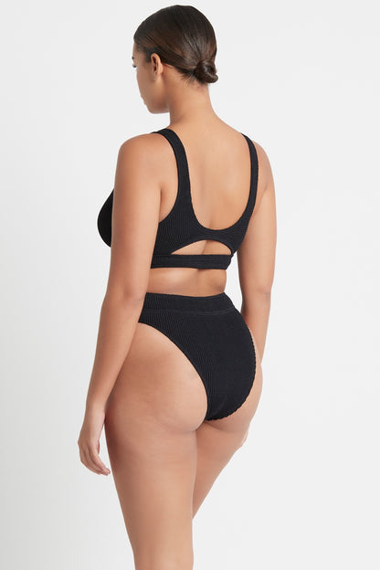 Bond-Eye Swimwear - Black Sasha Crop Top – Maui Clothing Company
