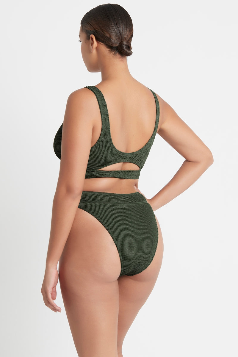 Bond-Eye Swimwear - Khaki Sasha Crop Top – Maui Clothing Company
