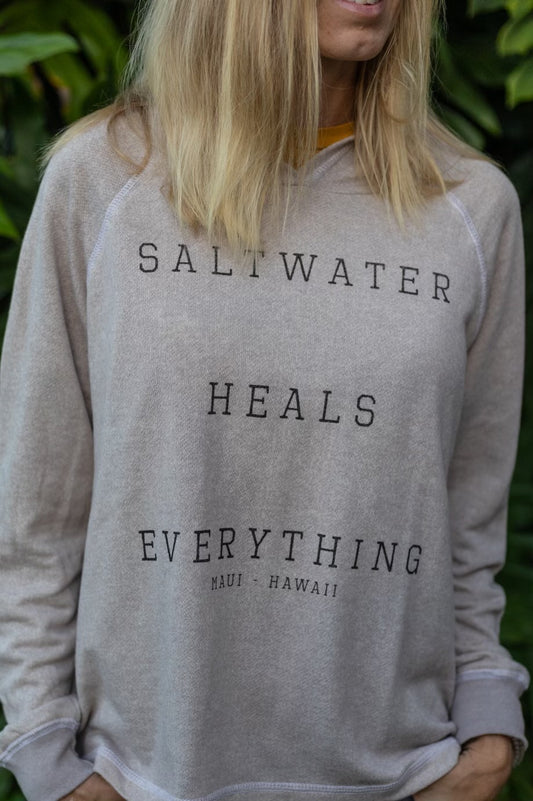 Saltwater Heals French Terry Hoodie