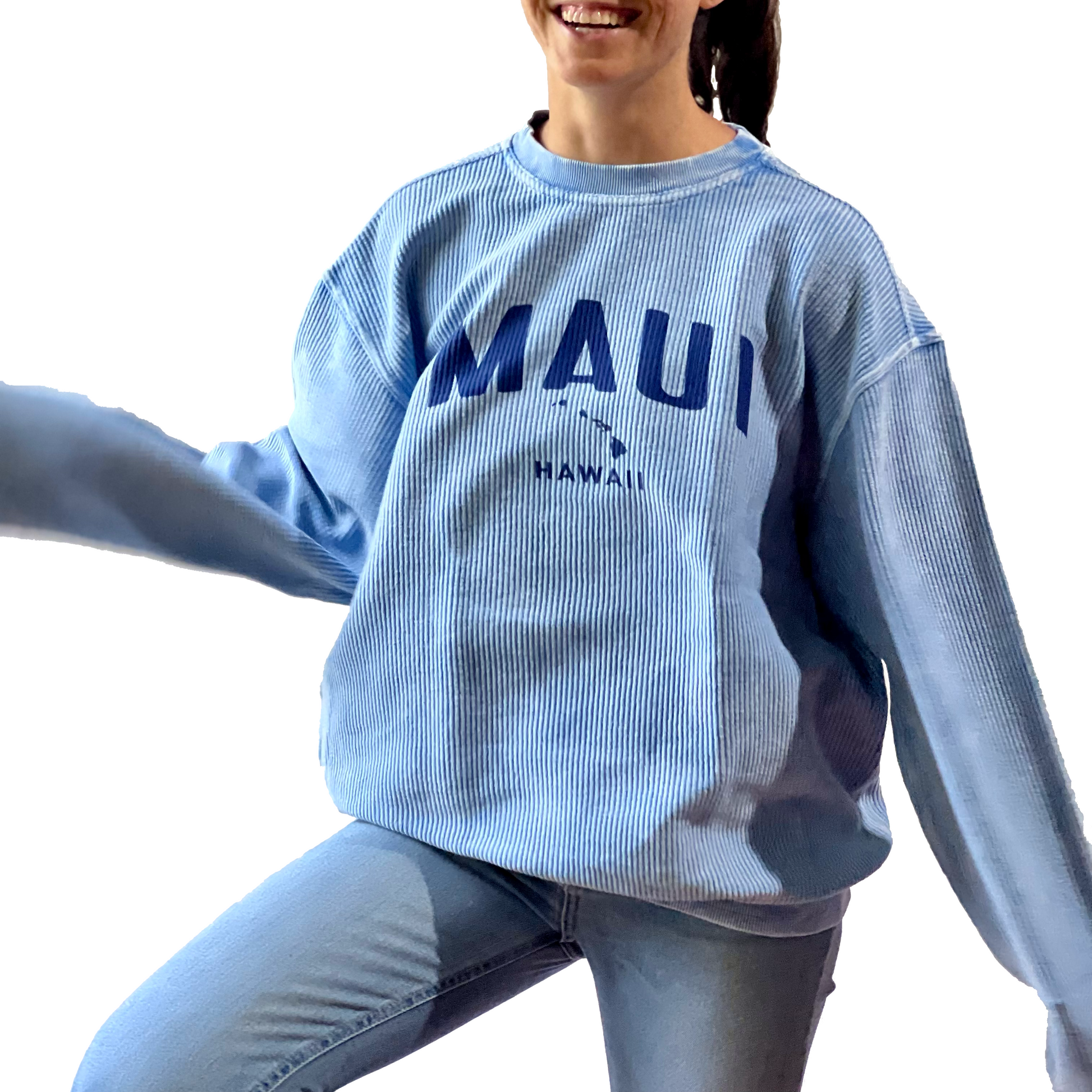 Maui Sweater - Light Blue – Maui Clothing Company